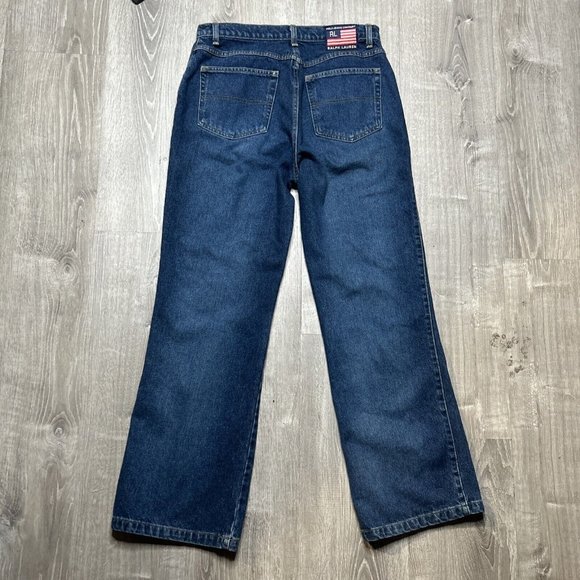 Polo Jeans Co. Ralph Lauren Jeans Women's 14x31 Medium Wash Denim Flare 5-Pocket - Picture 2 of 13